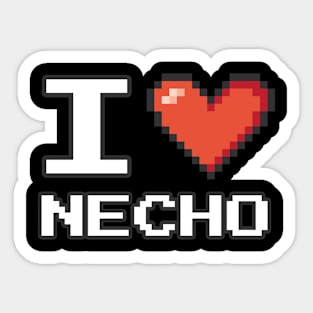 i love Necho Sticker